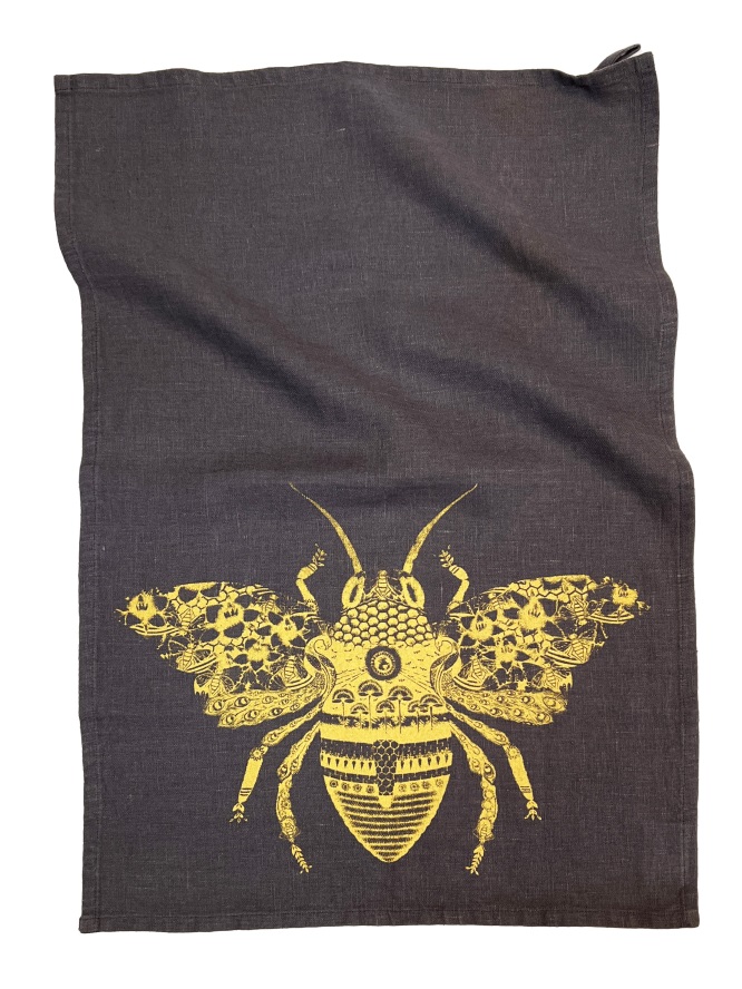 Gold Blossoming Bee on Smoke