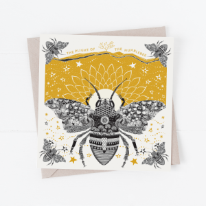 'The Plight of the HumbleBee' Greetings Card