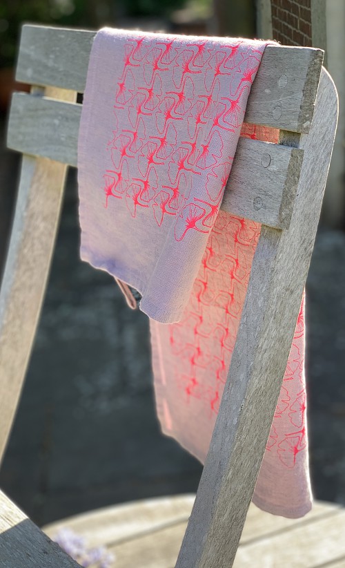 glow-ginkgo-blush-tea-towel