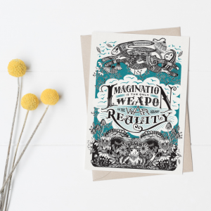 'Imagination' Greetings Card