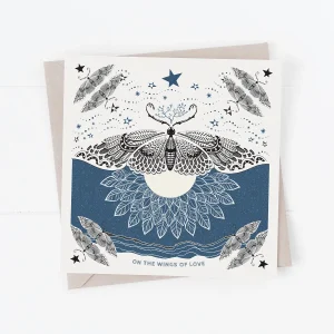 'On The Wings Of Love' Greetings Card